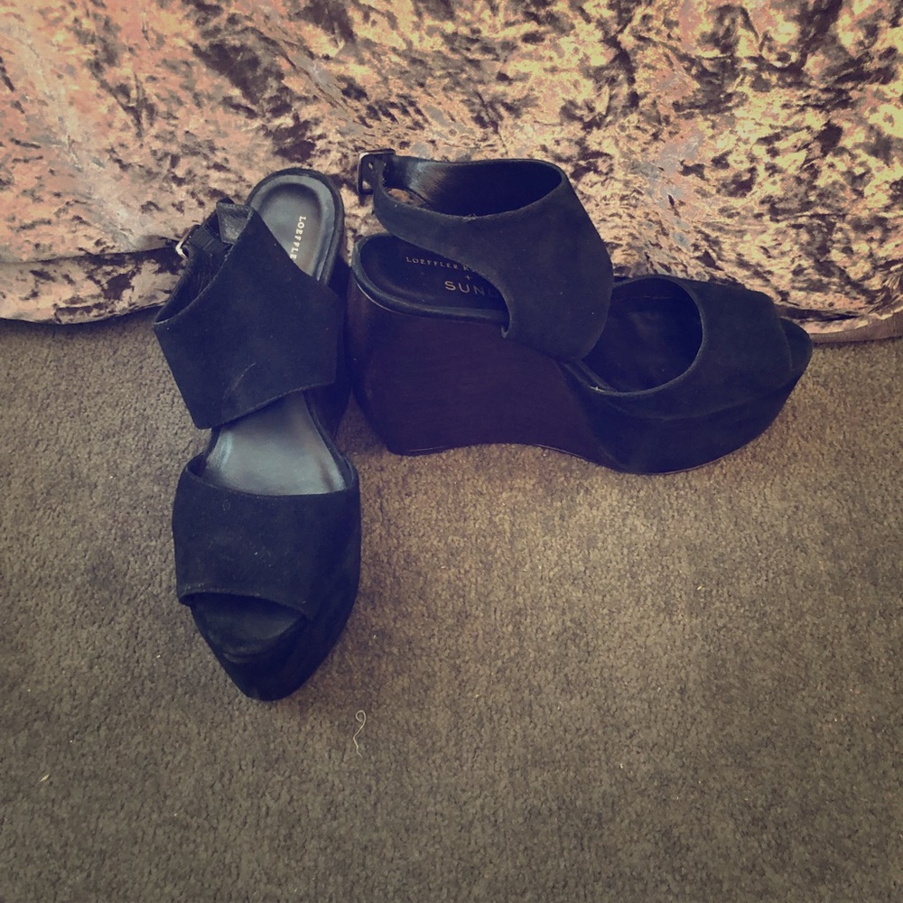 Suede Platform Sandal